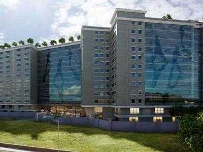1100 Sqft Commercial Office in Wallstreet at Chakala.