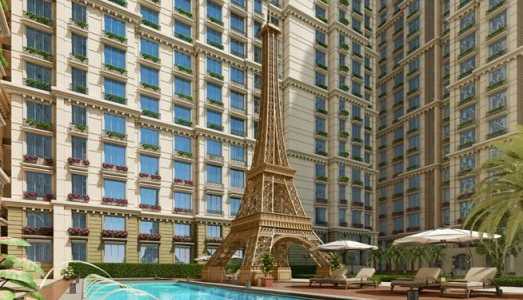 2.5 BHK Apartment For Rent At Kanakia Paris, Bandra Kurla Complex, Bandra East.