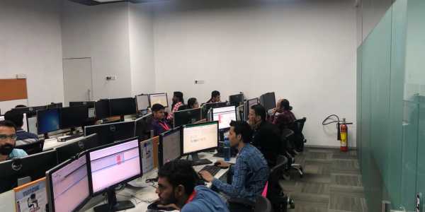 Fully Furnished 5470 sq.ft. carpet Area Office with Terrace for Rent in Times Square Marol Andheri West On Andheri Kurla Road 